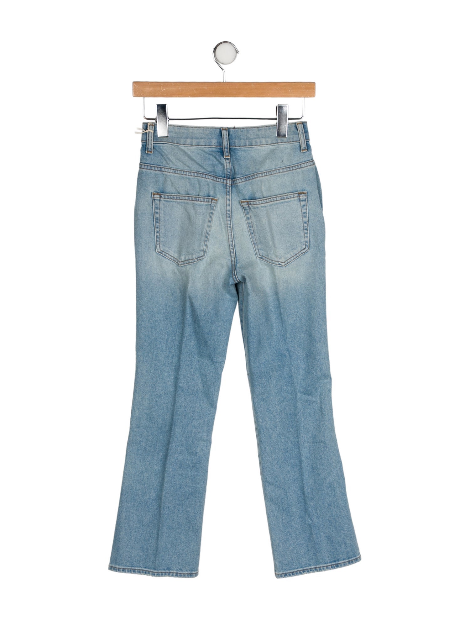 Khaite Mid-Rise Straight Leg Jeans w/ Tags