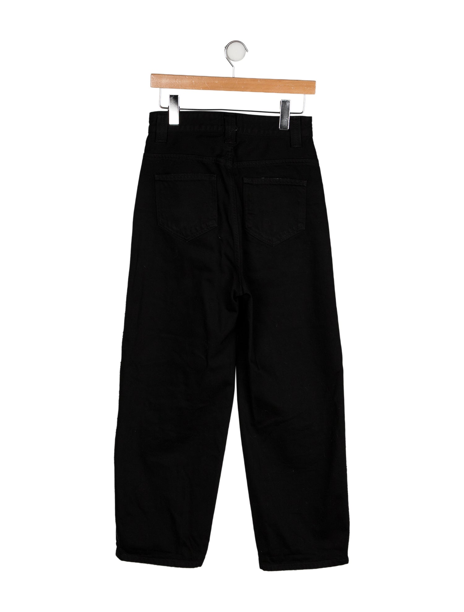 Khaite High-Rise Straight Leg Jeans