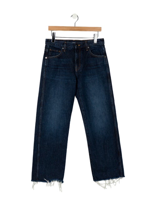 Khaite Mid-Rise Wide Leg Jeans