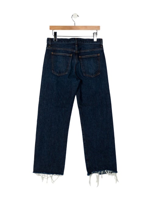 Khaite Mid-Rise Wide Leg Jeans