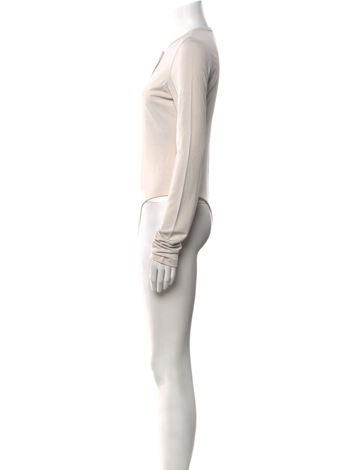 Khaite Crew Neck Long Sleeve Bodysuit