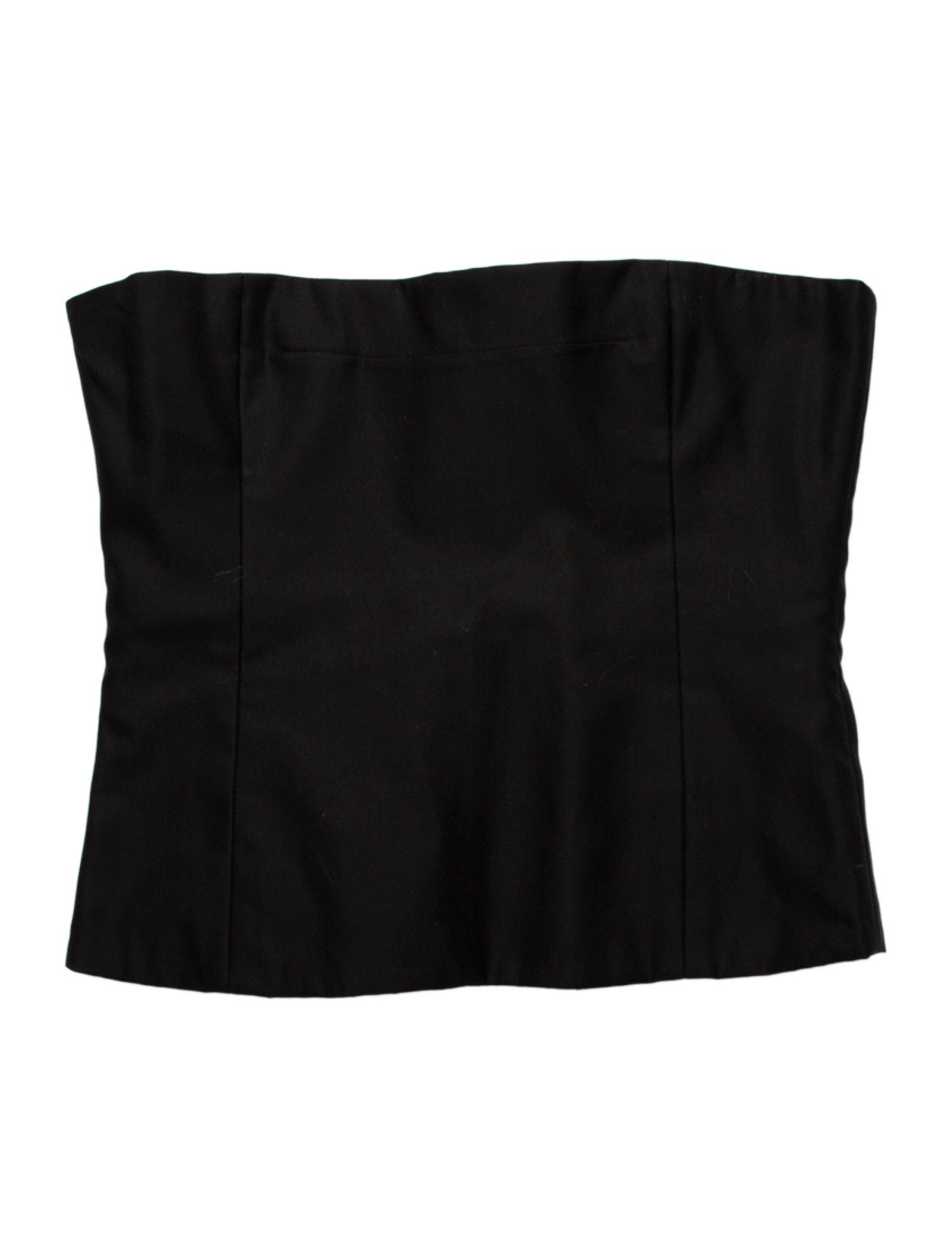 Khaite Strapless Crop Top