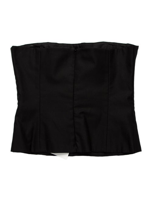 Khaite Strapless Crop Top