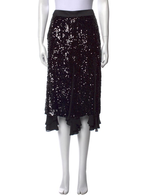 Khaite Sequin Midi Length Skirt