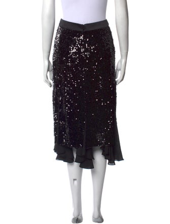 Khaite Sequin Midi Length Skirt