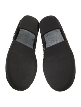 Khaite Mesh Crystal Embellishments Ballet Flats