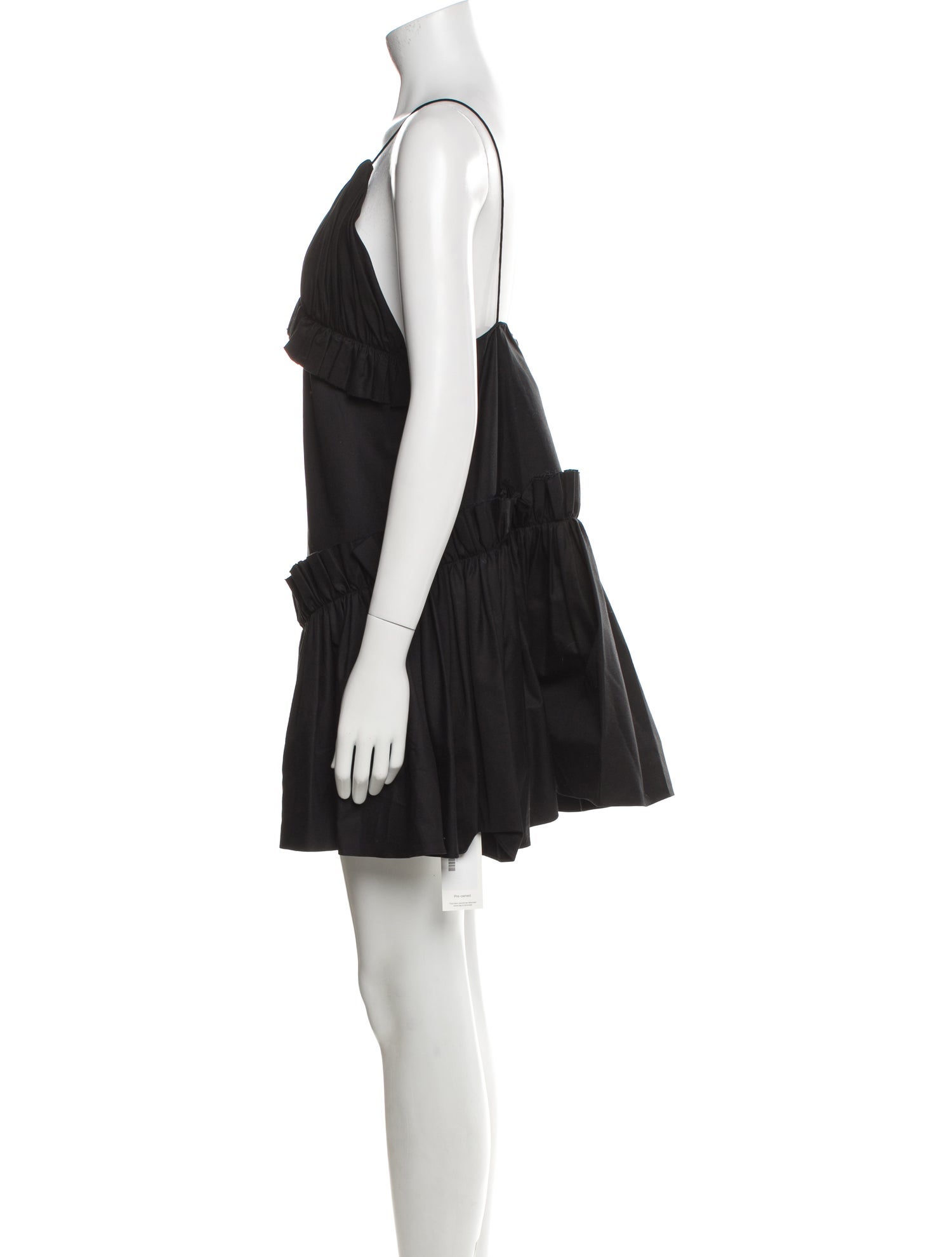 Khaite V-Neck Mini Dress