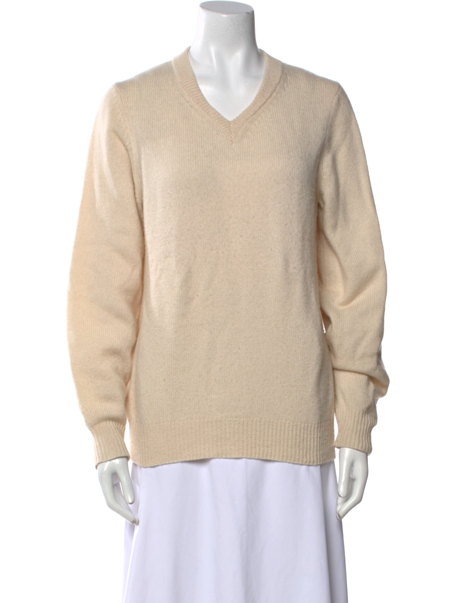 Khaite Cashmere V-Neck Sweater