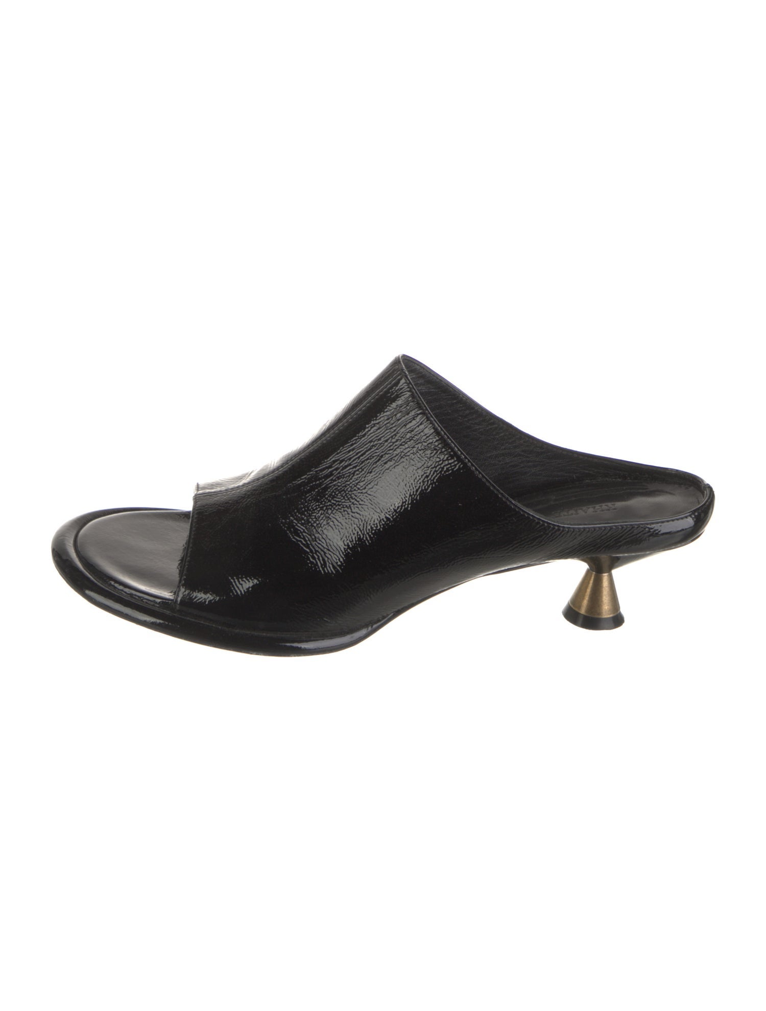 Khaite Patent Leather Slides