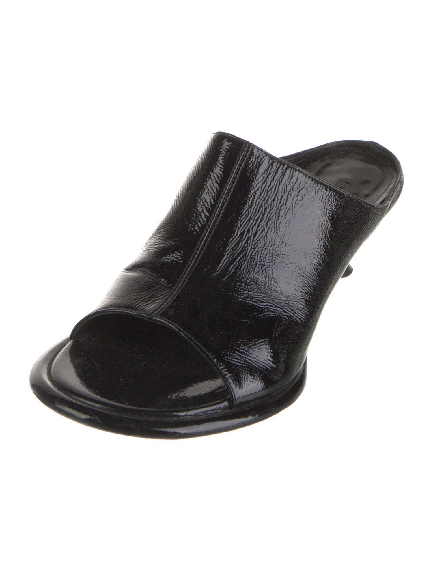 Khaite Patent Leather Slides