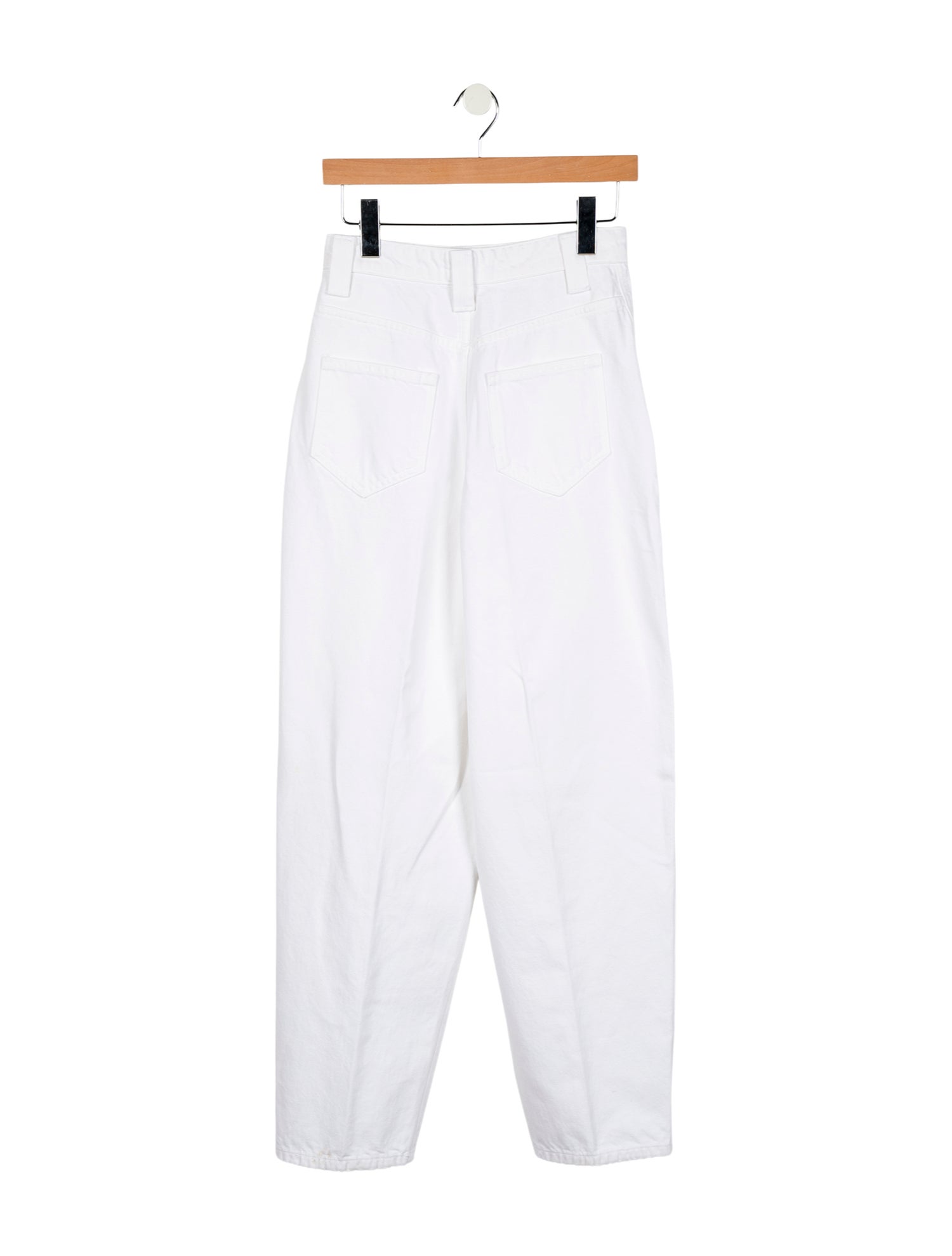 Khaite High-Rise Straight Leg Jeans