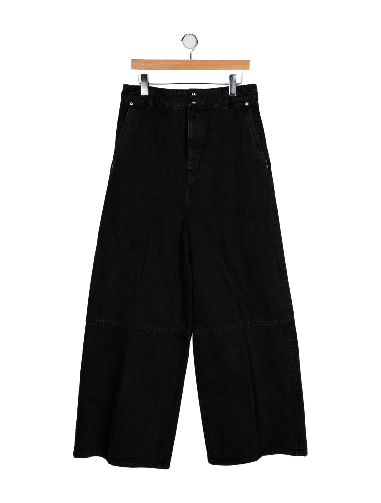 Khaite High-Rise Wide Leg Jeans