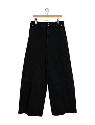 Khaite High-Rise Wide Leg Jeans