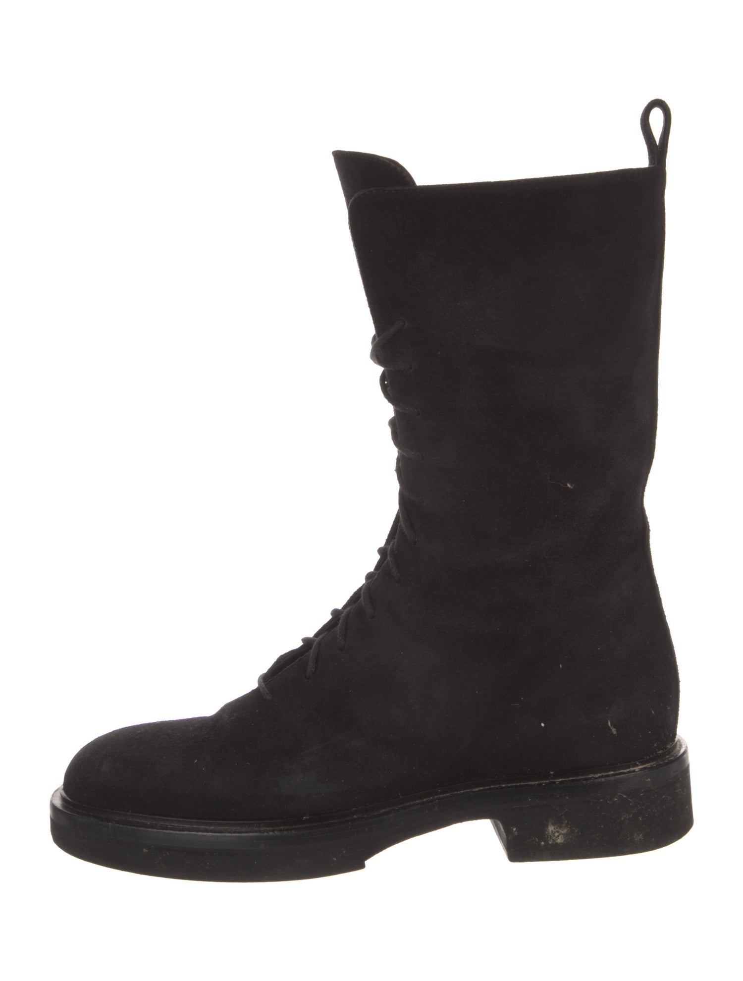 Khaite Suede Combat Boots
