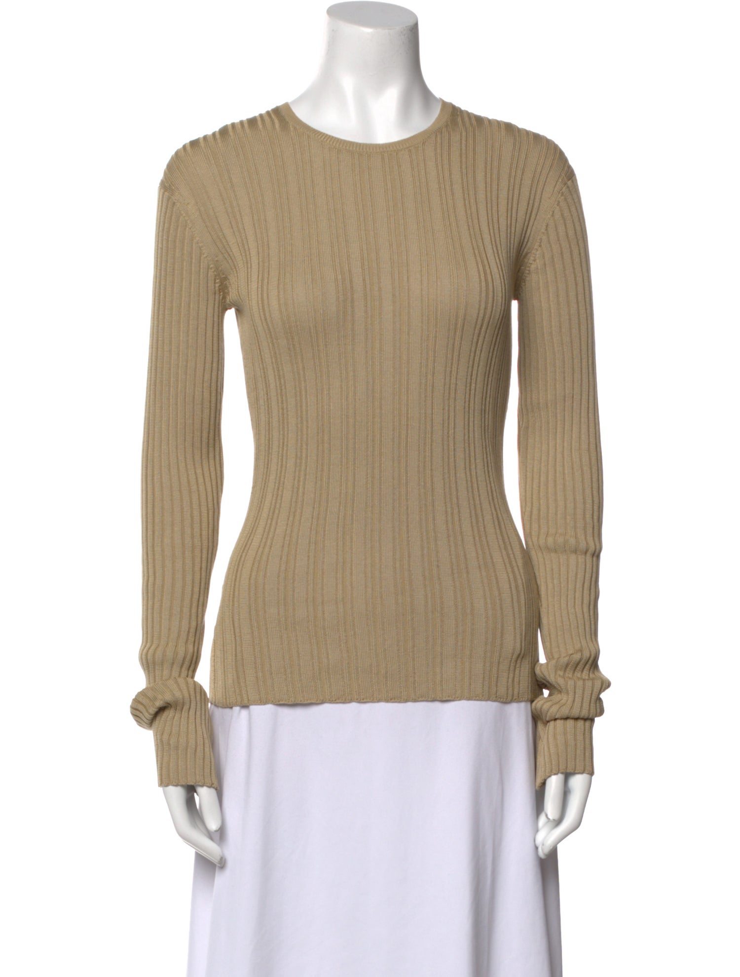 Khaite Silk Crew Neck Sweater