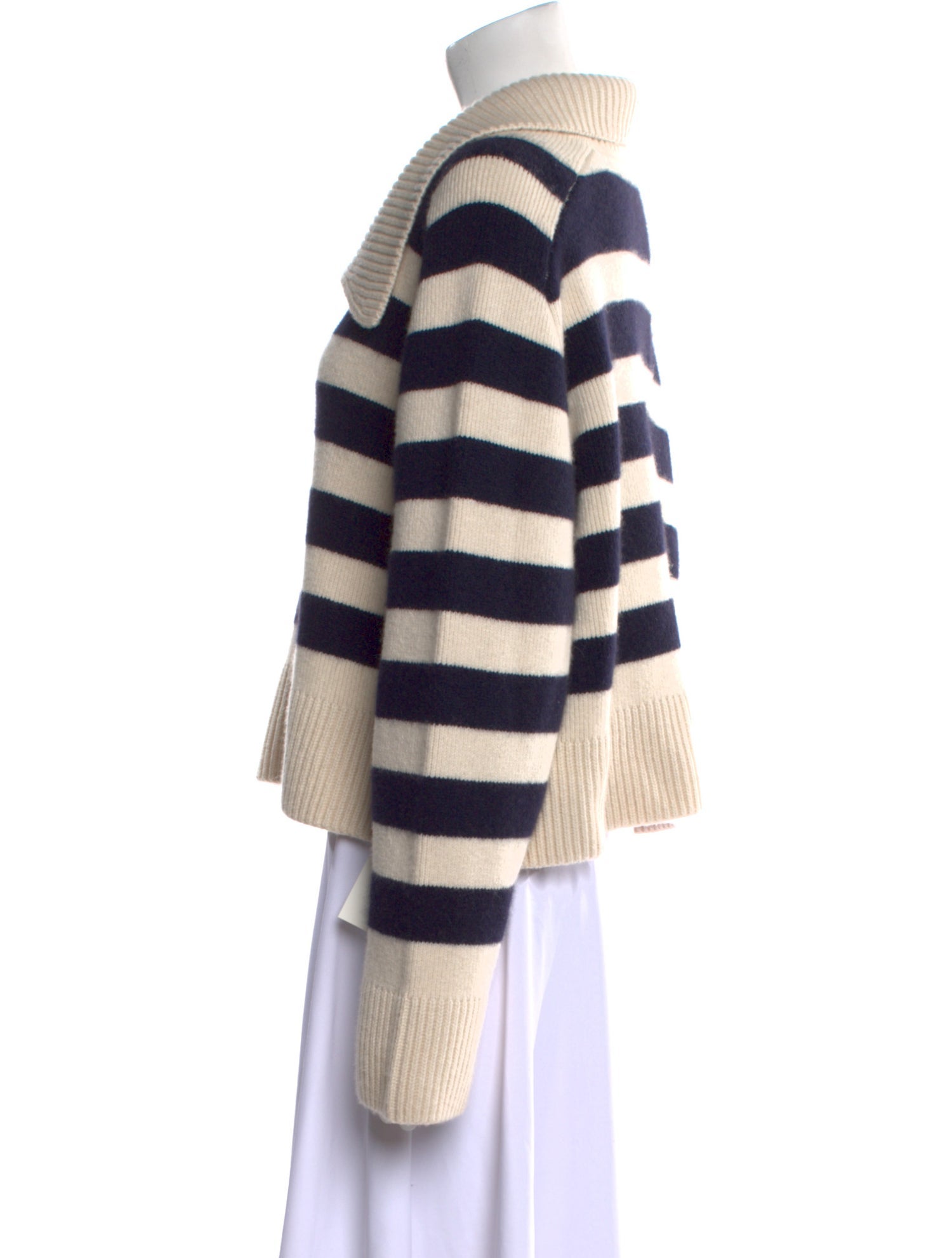 Khaite Cashmere Striped Sweater