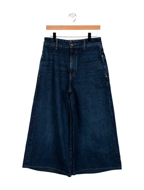 Khaite High-Rise Wide Leg Jeans