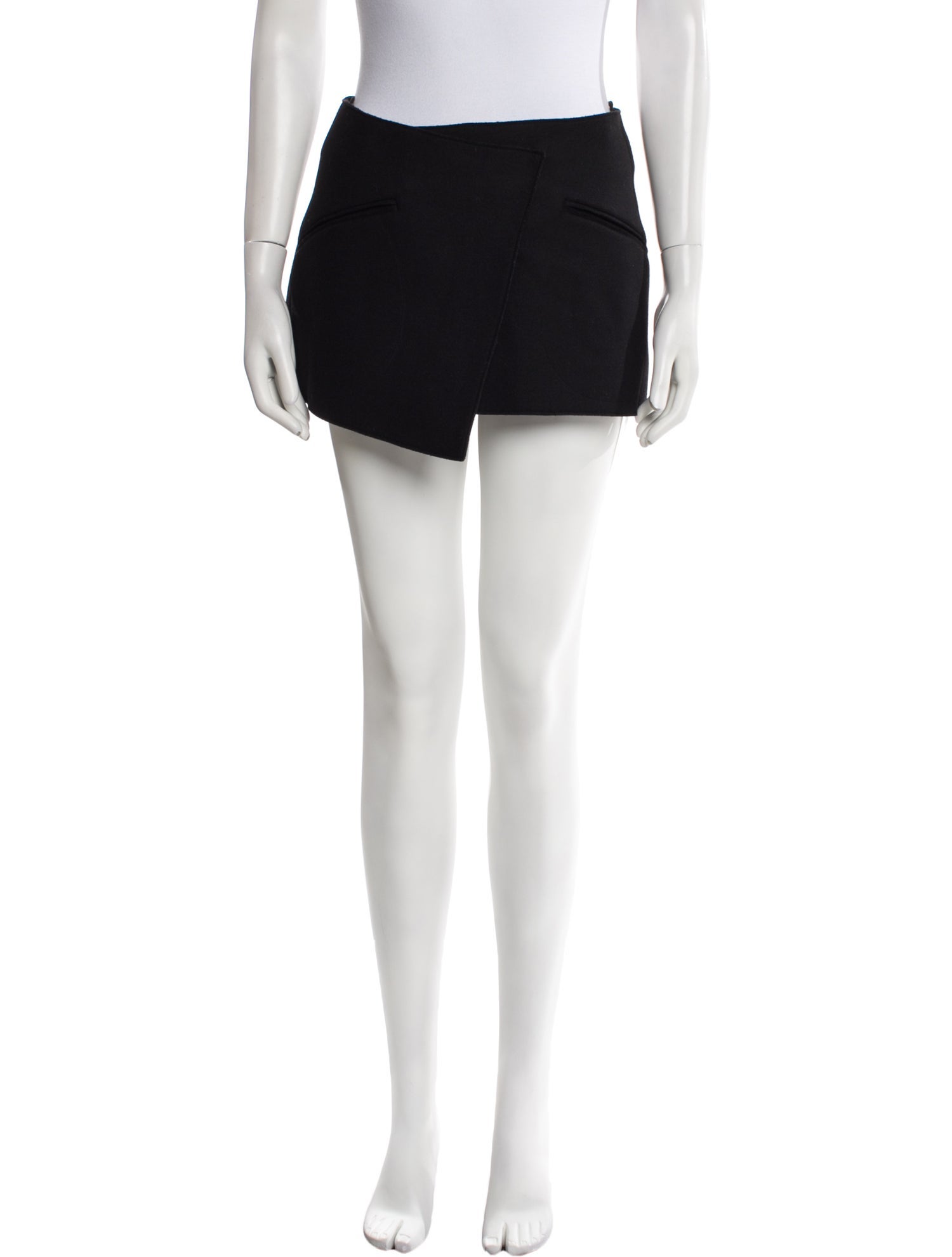 Khaite Virgin Wool Mini Skirt