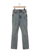Khaite High-Rise Straight Leg Jeans