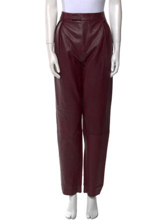 Khaite Leather Skinny Leg Pants