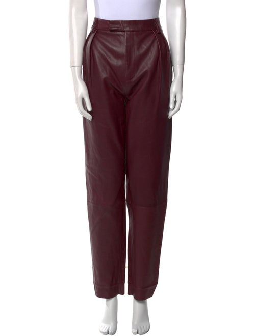 Khaite Leather Skinny Leg Pants