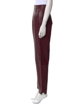 Khaite Leather Skinny Leg Pants