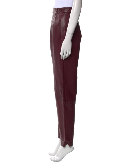 Khaite Leather Skinny Leg Pants