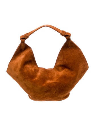 Khaite Suede Top Handle Bag