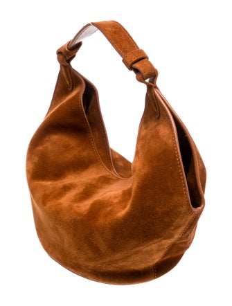 Khaite Suede Top Handle Bag