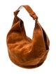 Khaite Suede Top Handle Bag