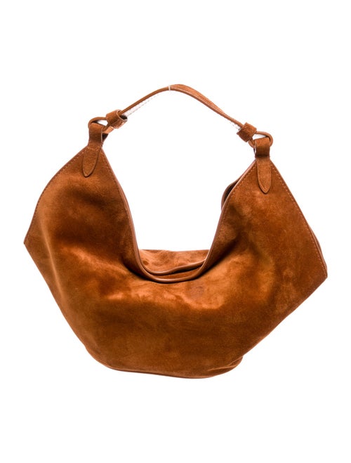 Khaite Suede Top Handle Bag
