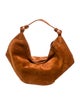 Khaite Suede Top Handle Bag