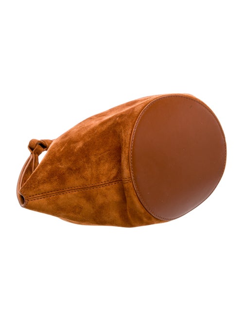 Khaite Suede Top Handle Bag