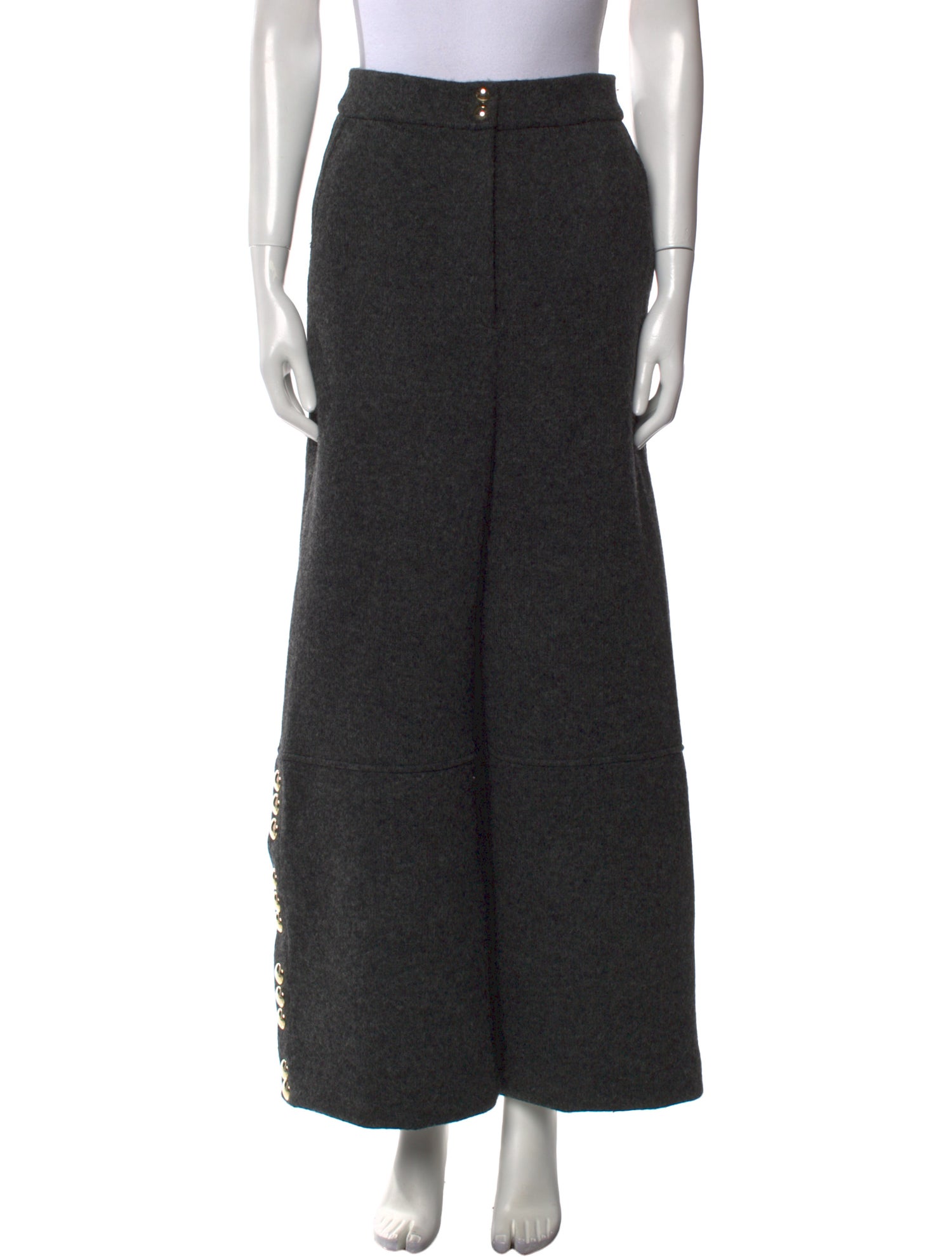 Khaite Virgin Wool Wide Leg Pants