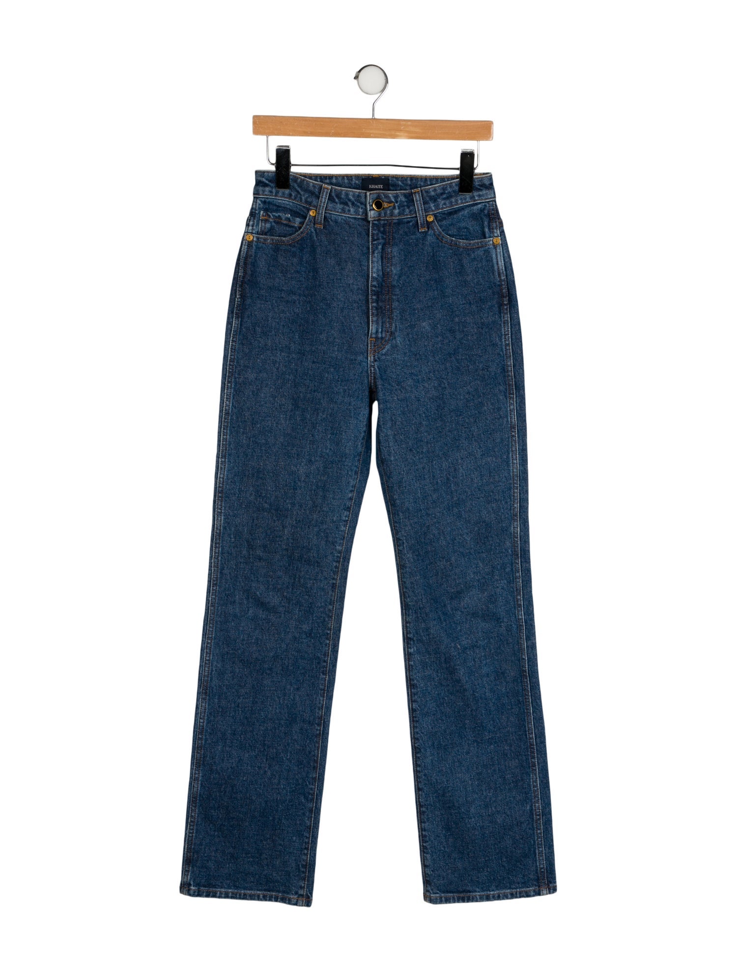 Khaite High-Rise Wide Leg Jeans