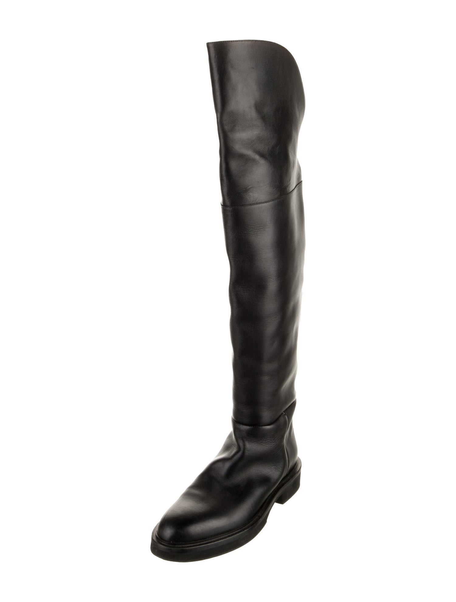 Khaite Leather Riding Boots