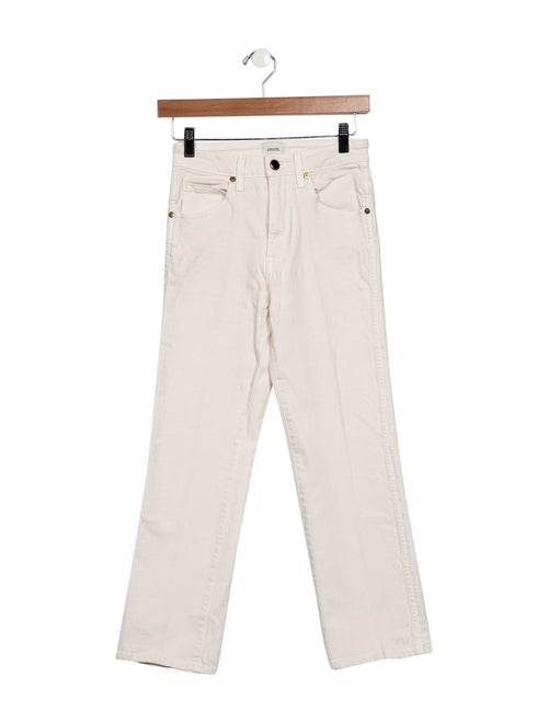 Khaite Mid-Rise Straight Leg Jeans