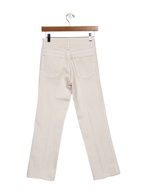Khaite Mid-Rise Straight Leg Jeans