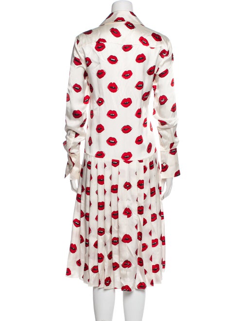 Khaite Printed Midi Length Dress