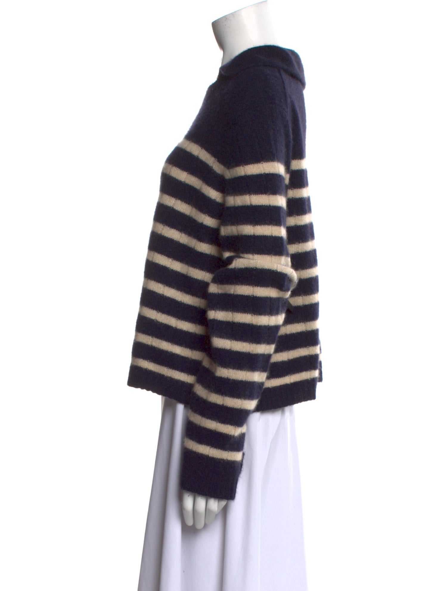Khaite Cashmere Striped Sweater