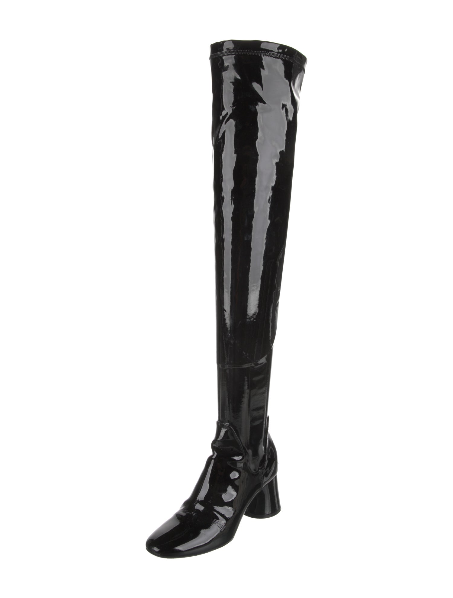 Khaite Patent Leather Boots