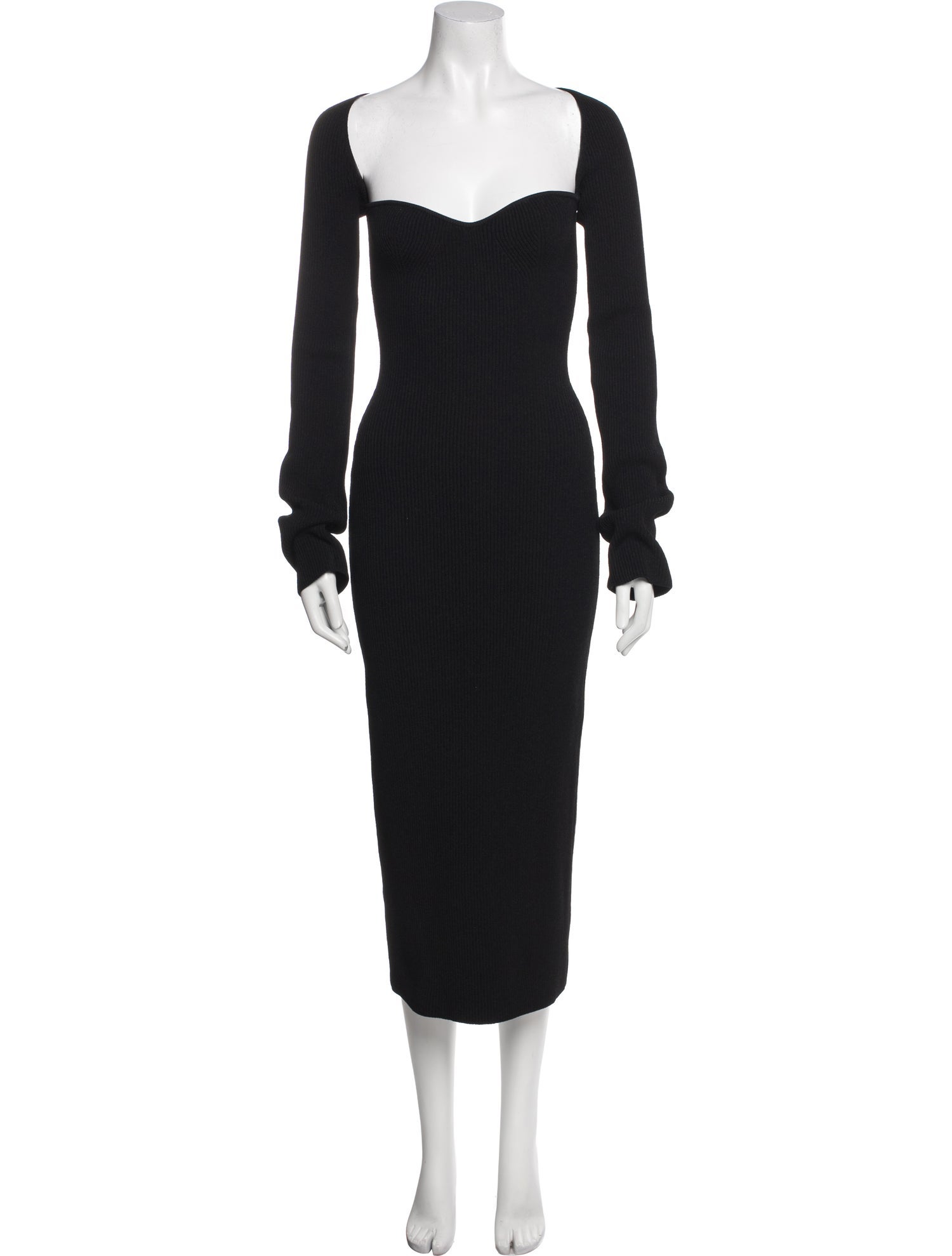 Khaite Square Neckline Long Dress