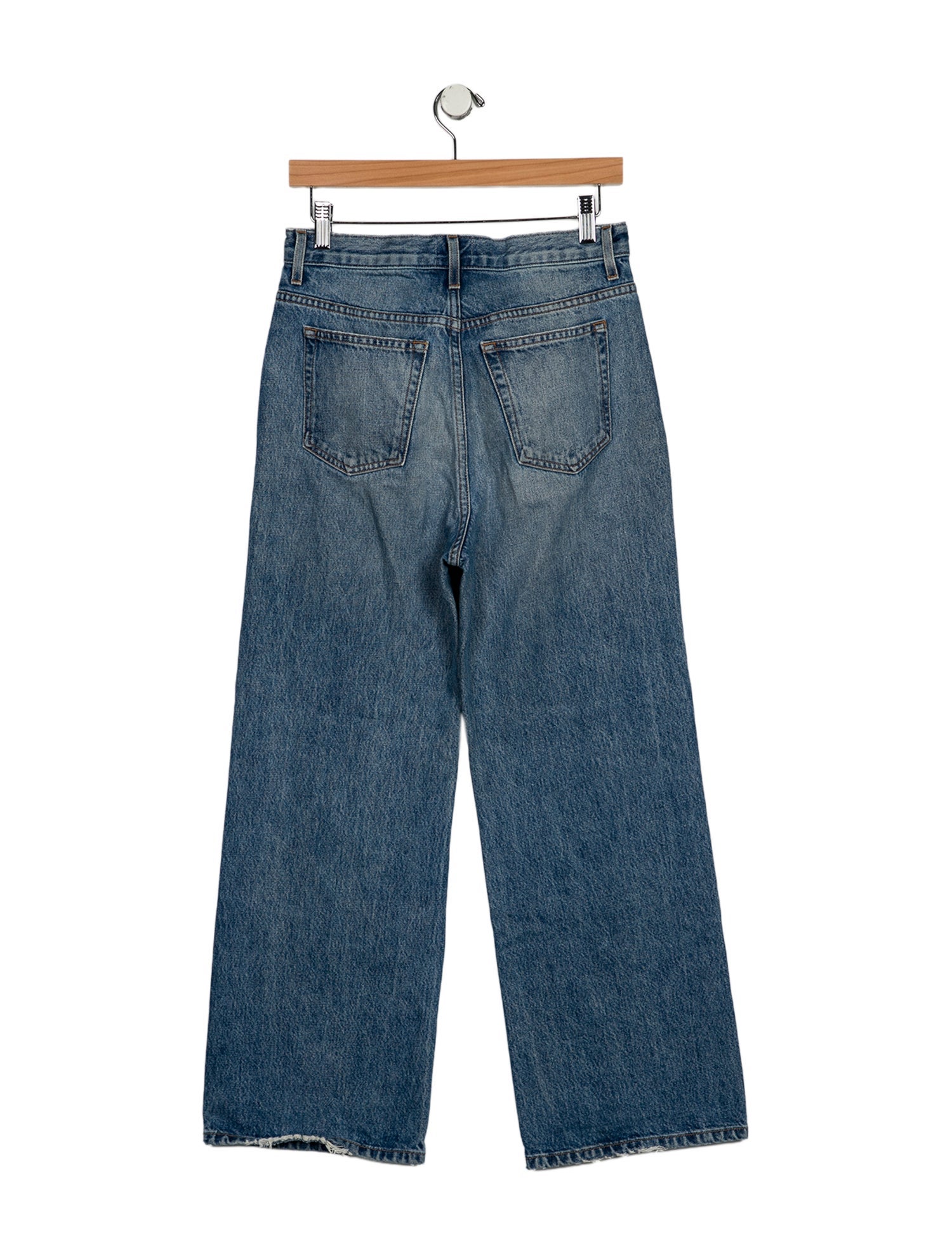 Khaite High-Rise Wide Leg Jeans
