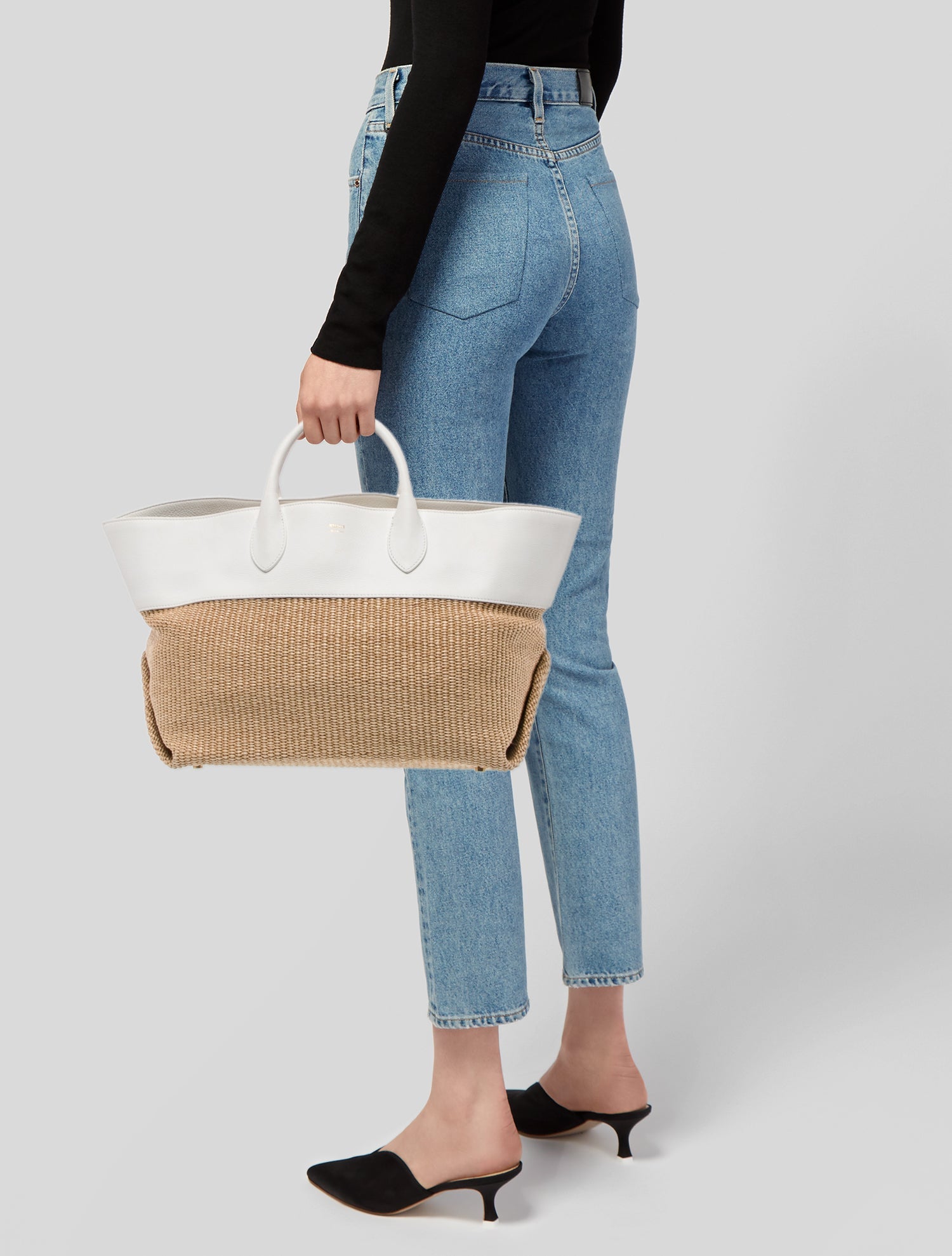 Khaite Raffia Shoulder Bag