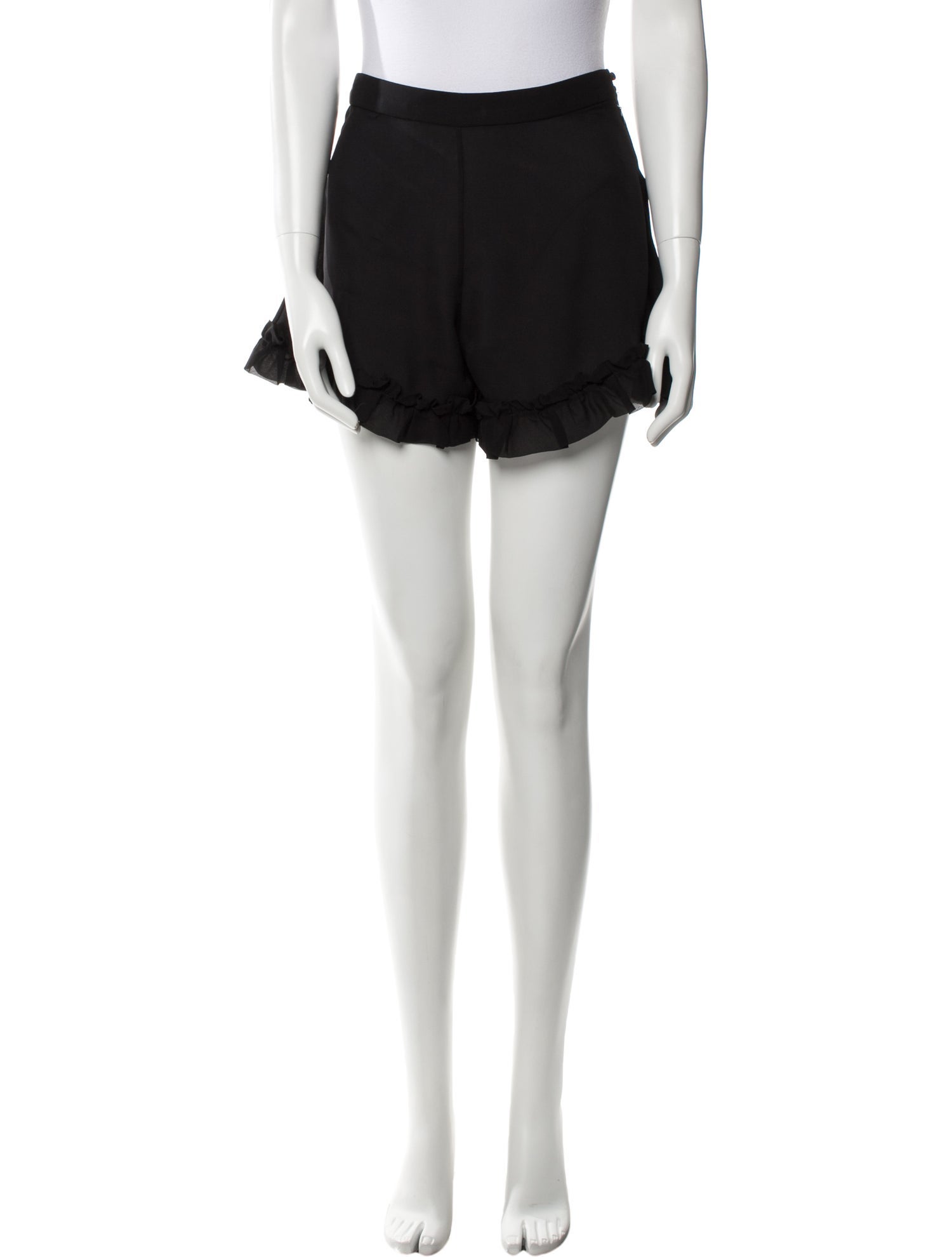 Khaite Silk Mini Shorts