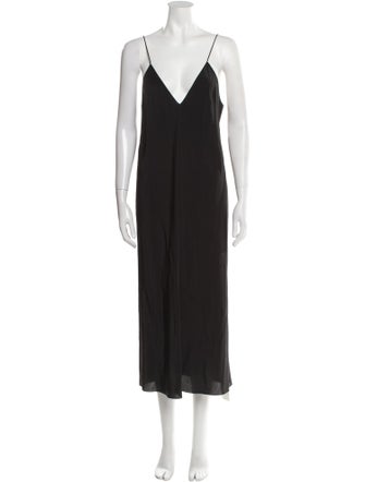 Khaite Silk Midi Length Dress