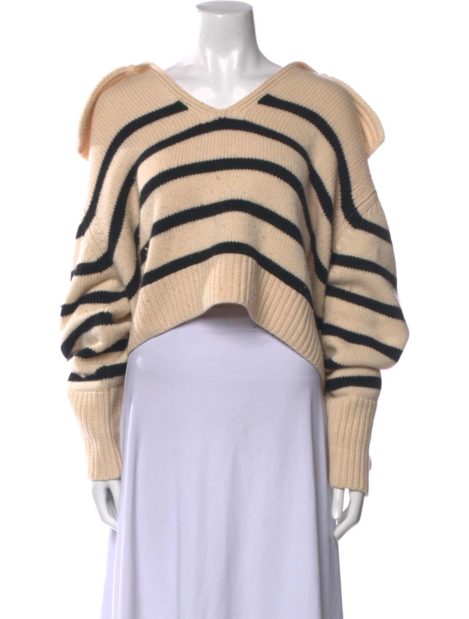 Khaite Cashmere Striped Sweater