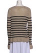 Khaite Cashmere Striped Sweater
