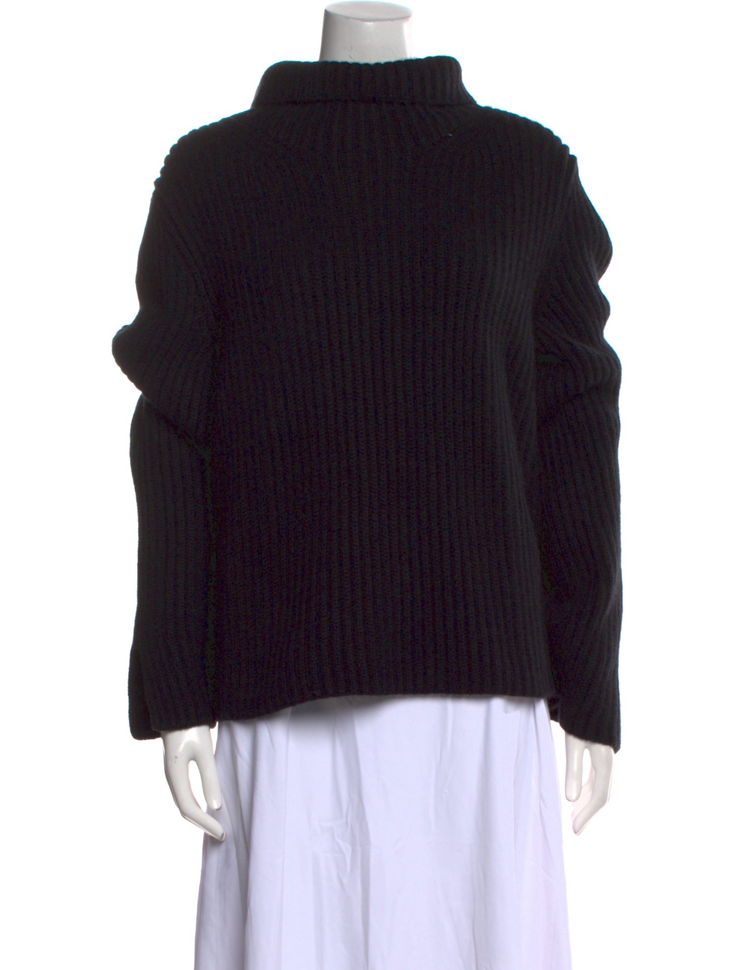Khaite Cashmere Mock Neck Sweater