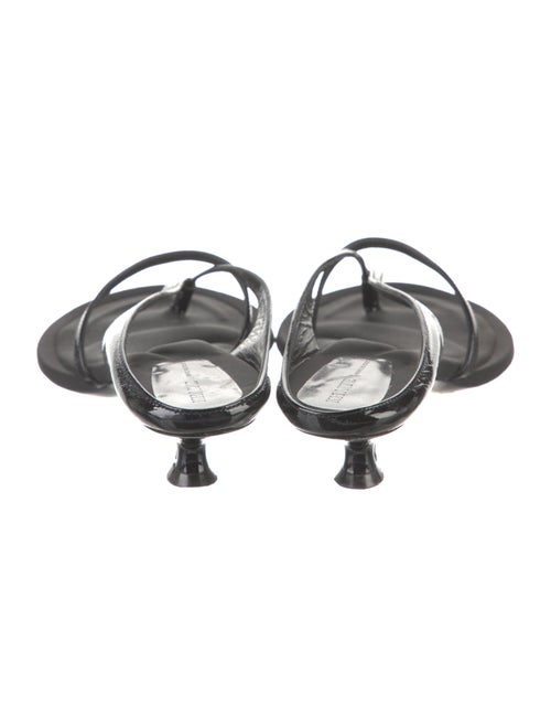 Khaite Patent Leather Slides